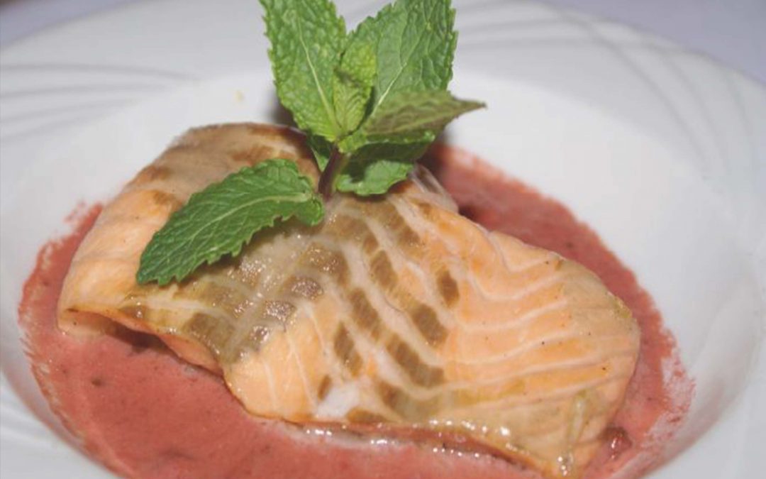 Saumon aux fraises