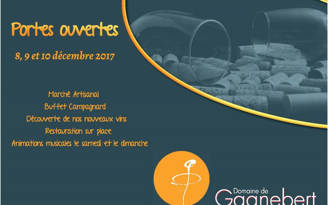 Portes ouvertes 8, 9 et 10 décembre 2017