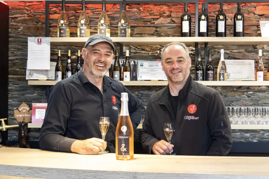 Christophe et Nicolas Moron - Vignerons propriétaires Domaine de Gagnebert Anjou