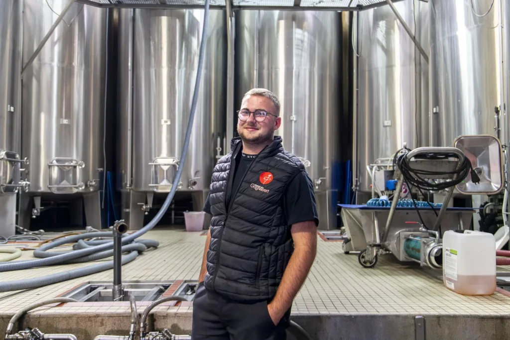 Clément apprenti - Formation viticulture Domaine de Gagnebert