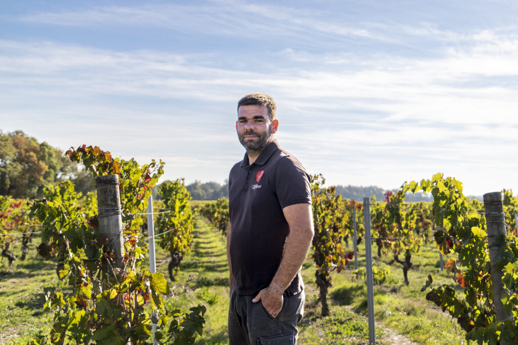 Florian chef de culture - Viticulteur Domaine de Gagnebert Anjou