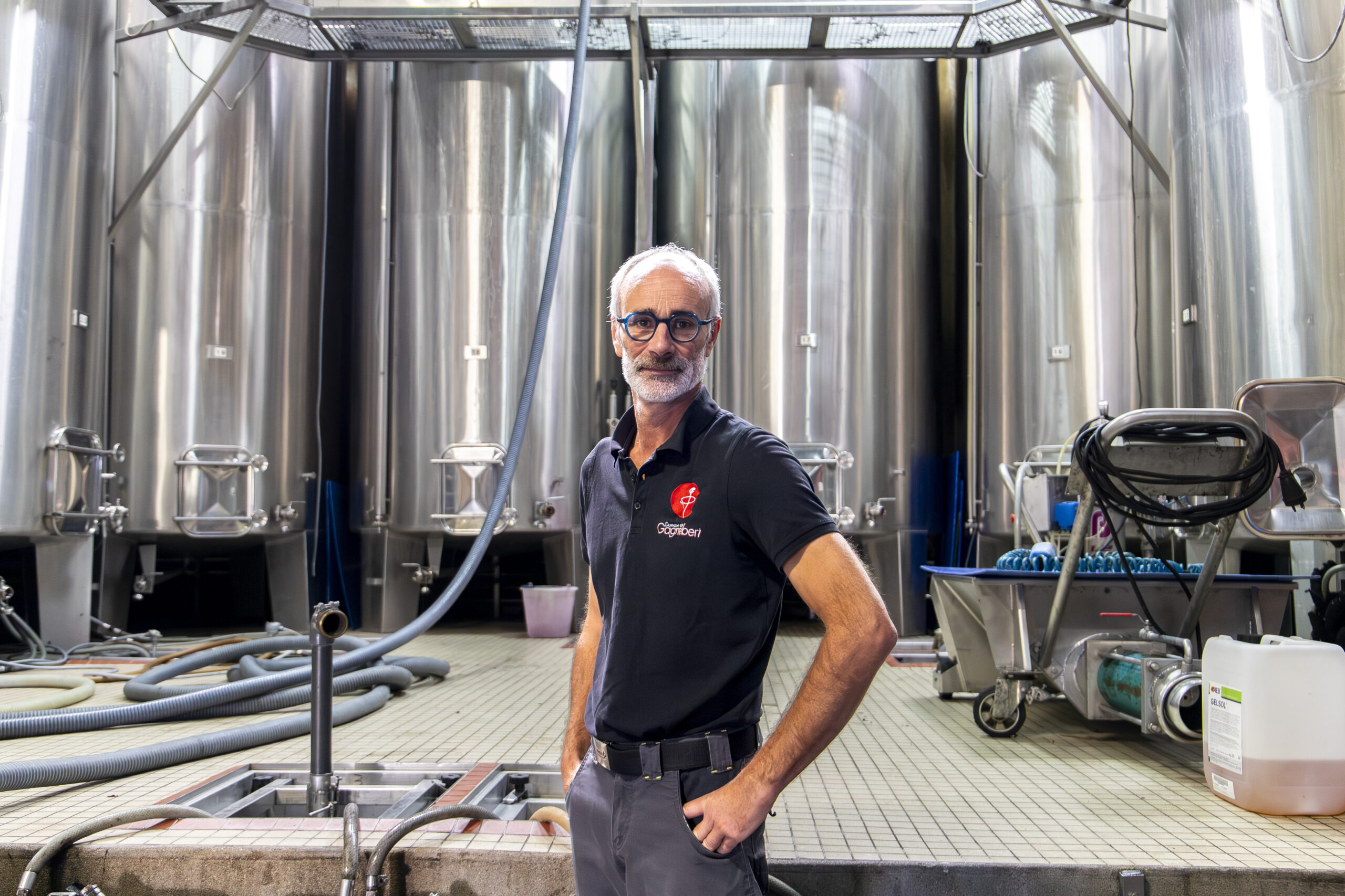 Yoann maître de chai - Vinification Domaine de Gagnebert